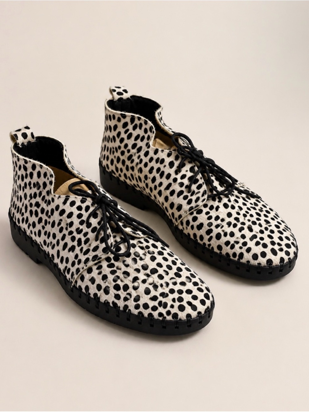 DJANGO & JULIETTE Calf Hair Leather Shoes